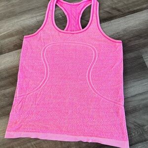 Lululemon Vibrant Pink Women's Racerback Tank Top - Size 10